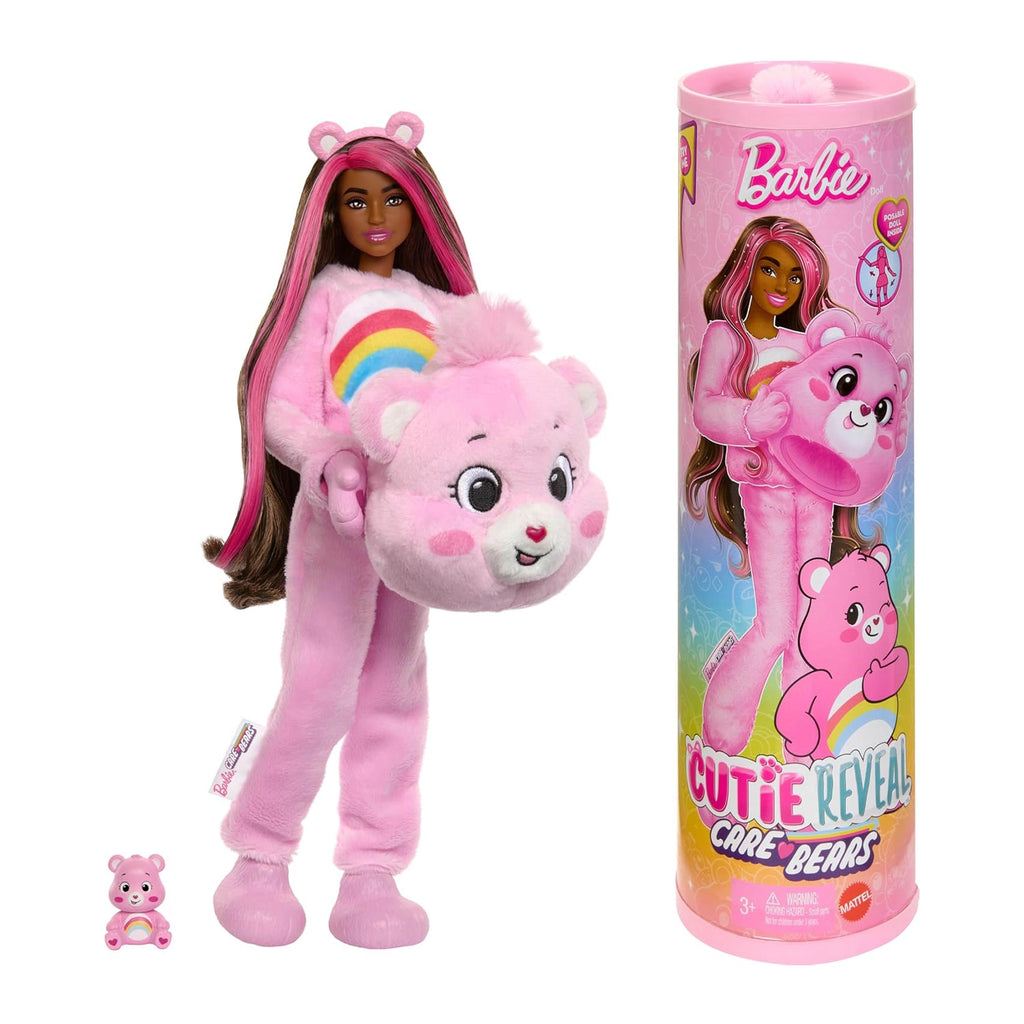 Muñeca Barbie Cutie Reveal con Disfraz de Cheer Bear