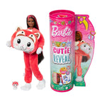 Muñeca Barbie Cutie Reveal Gatito Disfrazado de Panda Rojo