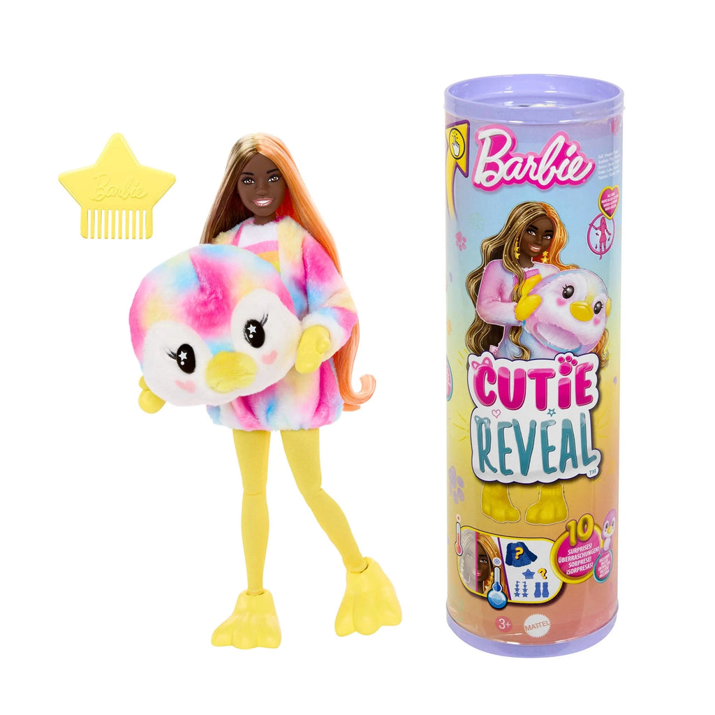 Muñeca Barbie Cutie Reveal con Disfraz de Pingüino
