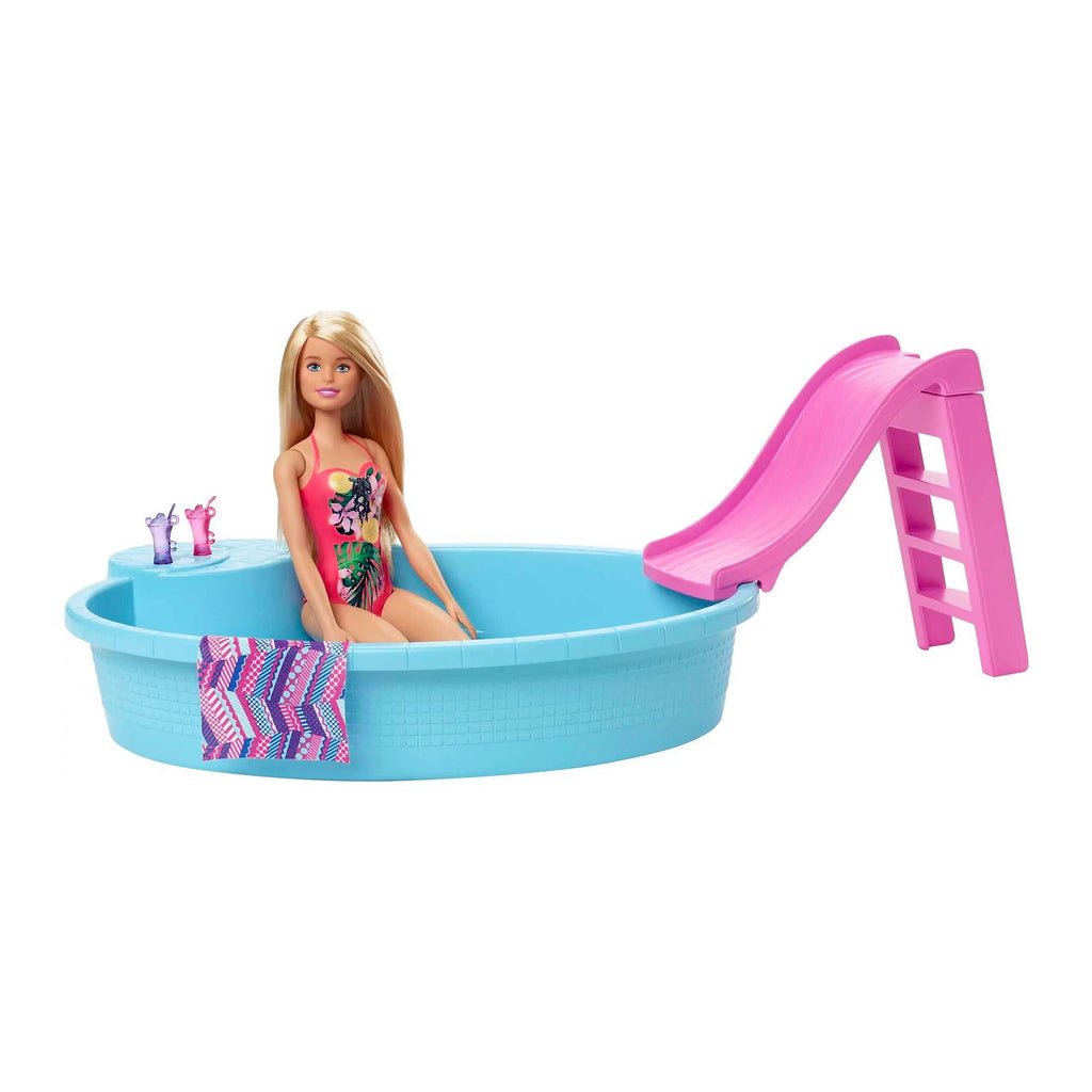Muñeca Barbie Con Piscina Glam