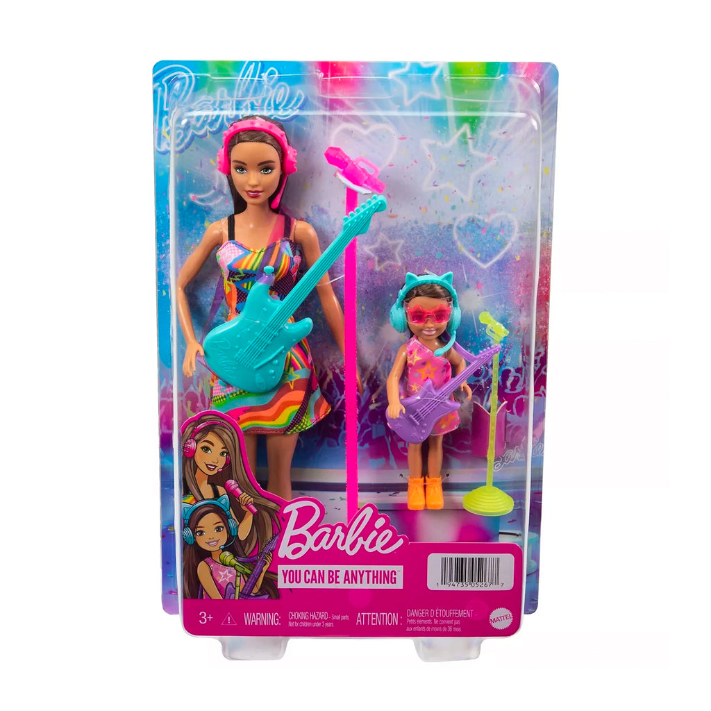 Muñeca Barbie Estrella De Pop Con Chelsea Morenas