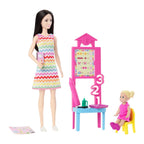 Muñeca Barbie Profesiones Maestra con Alumna Morena JCR77