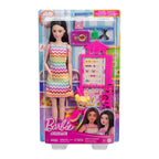 Muñeca Barbie Profesiones Maestra con Alumna Morena JCR77