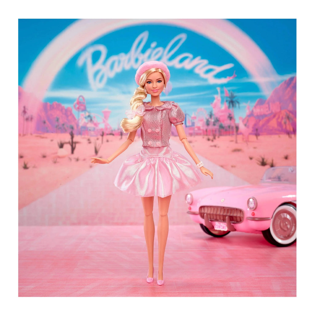 Muñeca Margot Robbie como Barbie La Película Pink Beret