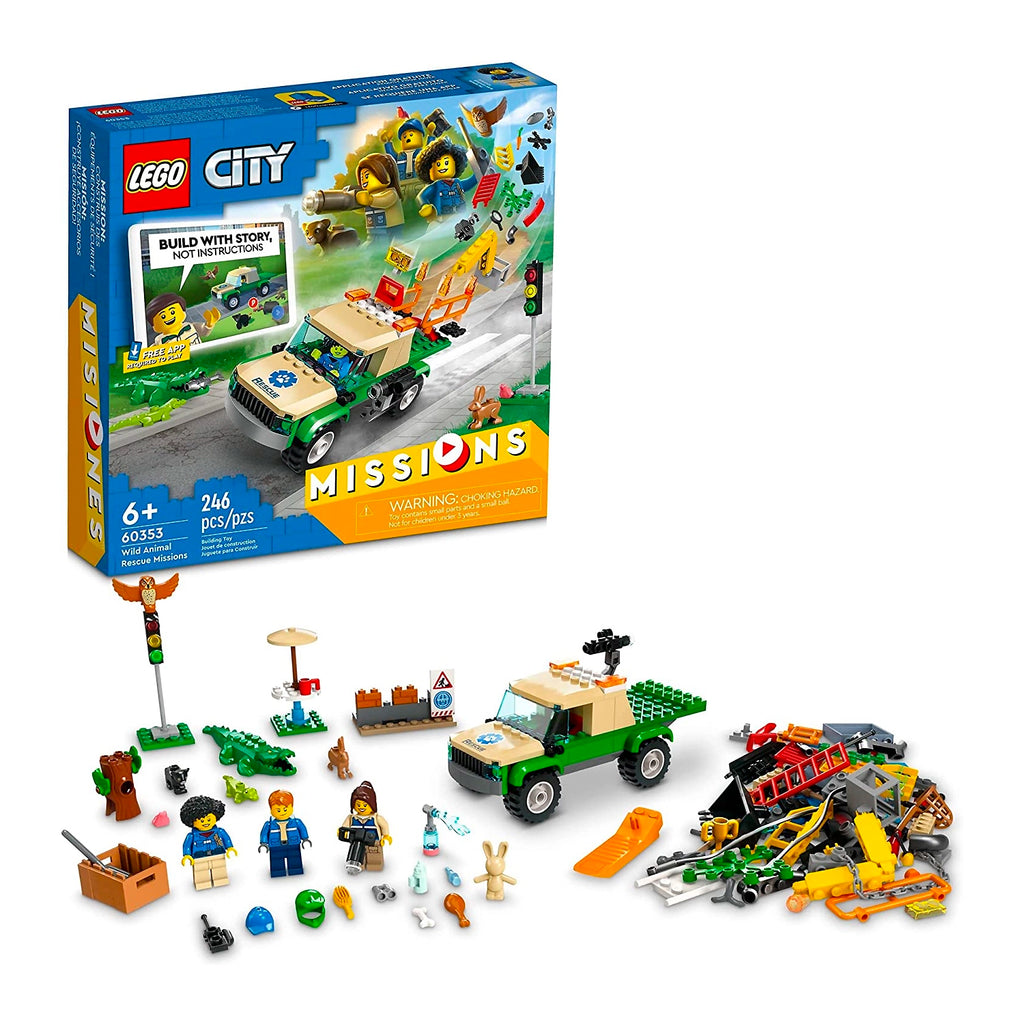 LEGO City Misiones De Rescate De Animales Salvajes 60353