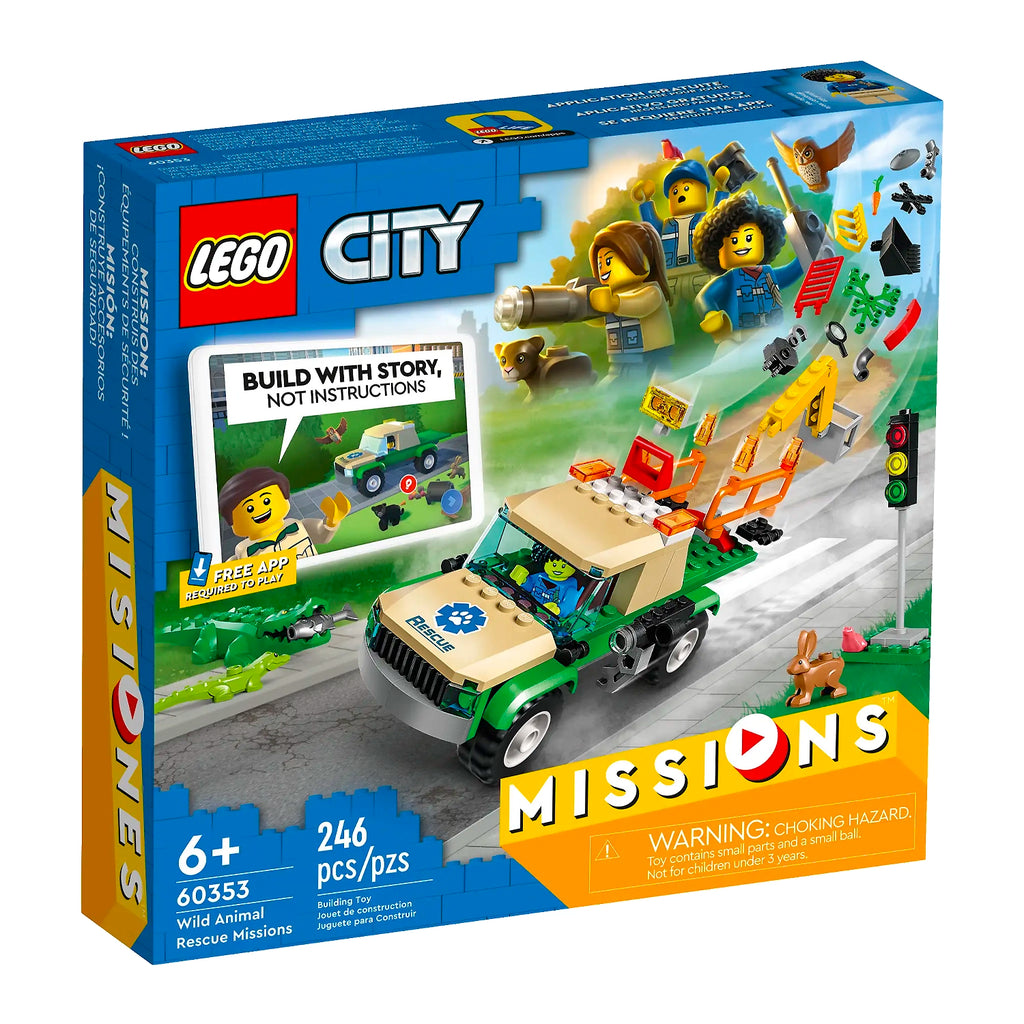 LEGO City Misiones De Rescate De Animales Salvajes 60353
