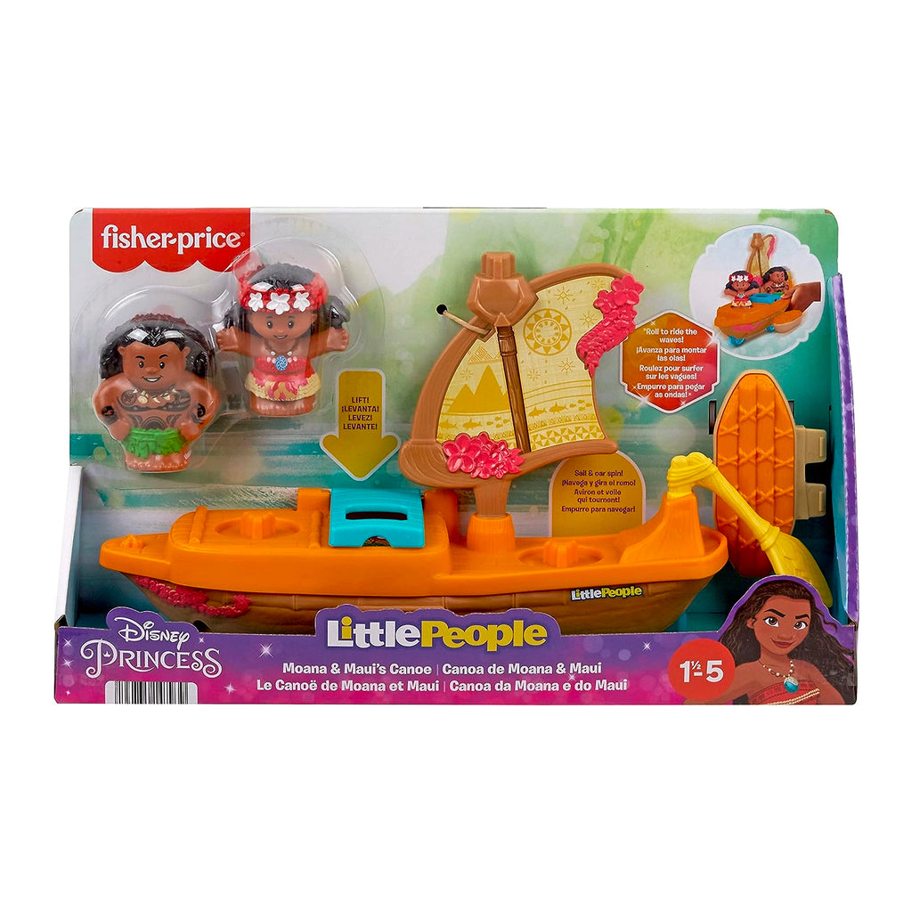 Fisher-Price Little People Canoa de Moana & Maui